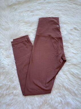 lululemon athletica pink haze align leggings size 4